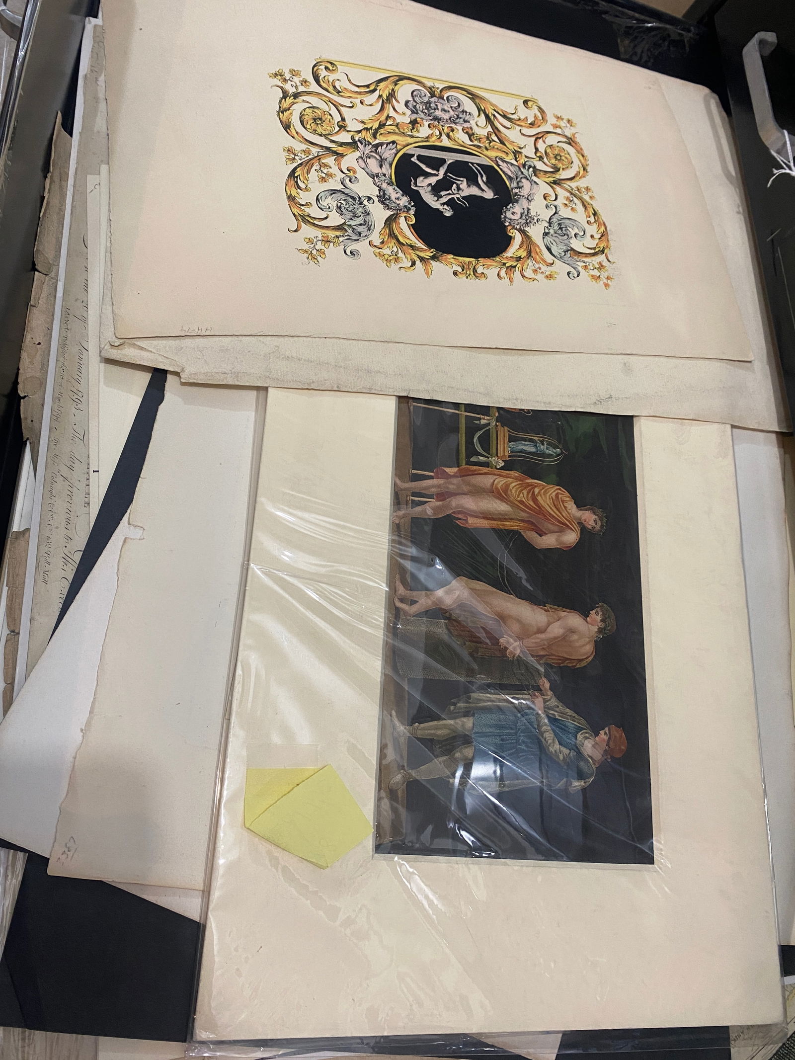 Assorted Antique Greco-Roman Prints & Etchings (1 of 5)