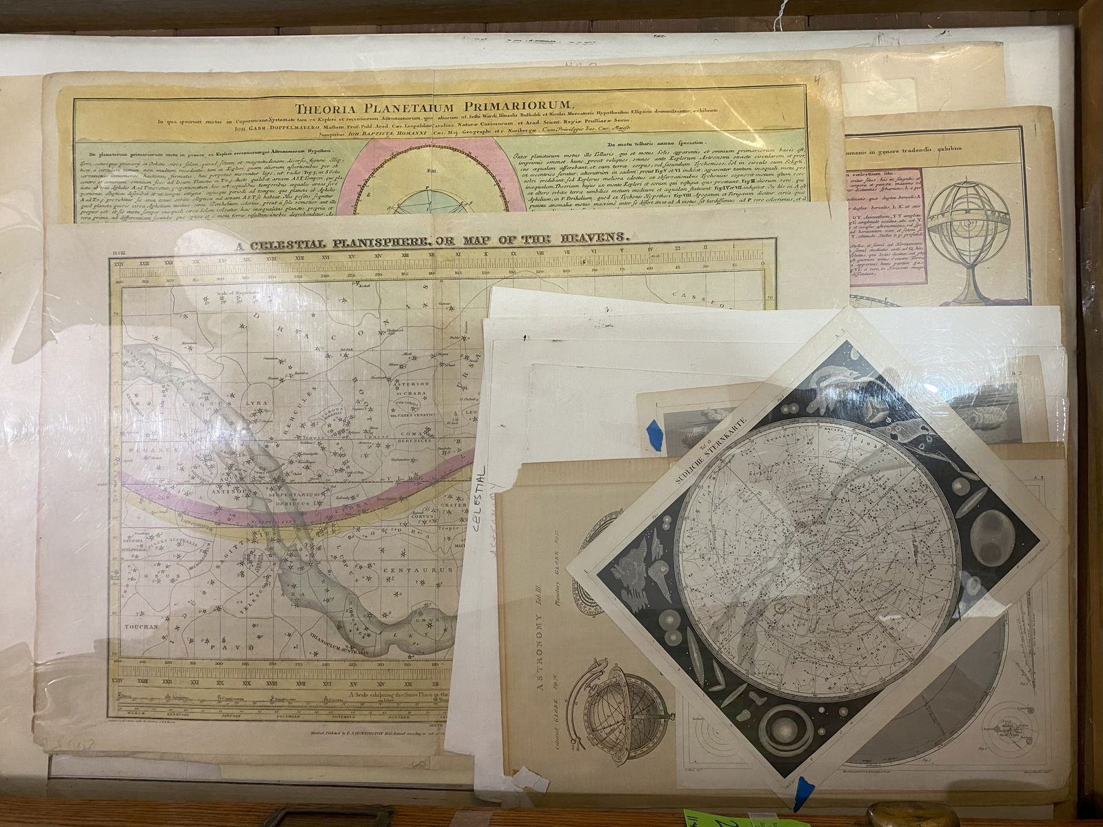 Assorted Antique Celestial Prints & Etchings (1 of 1)