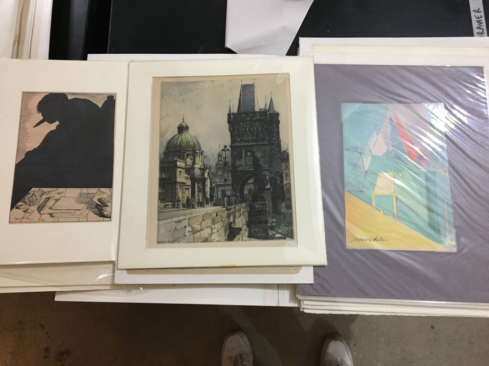 Four Folders of Assorted Decorative Prints (1 of 9)