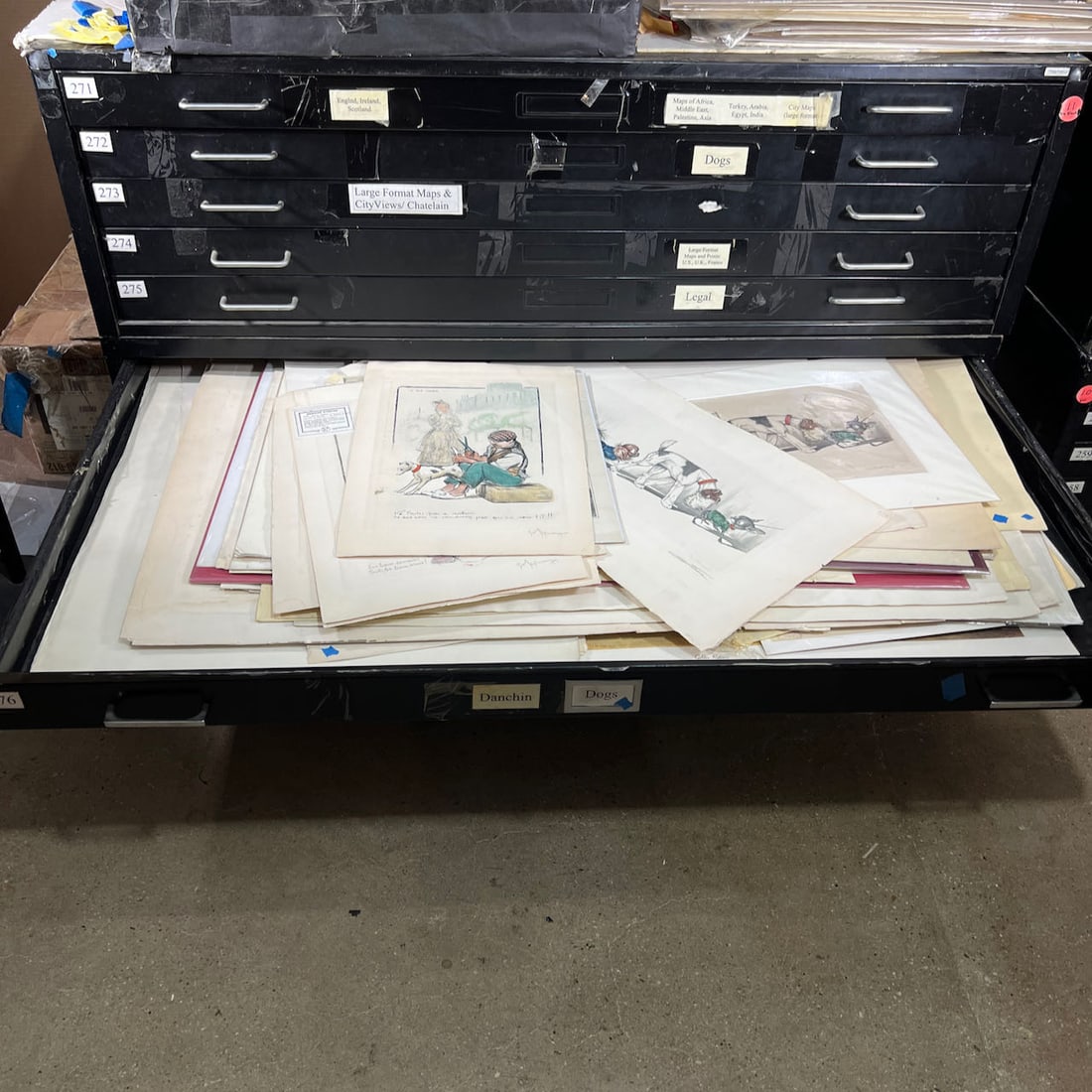 Assorted Antique Prints of Dogs (1 of 13)