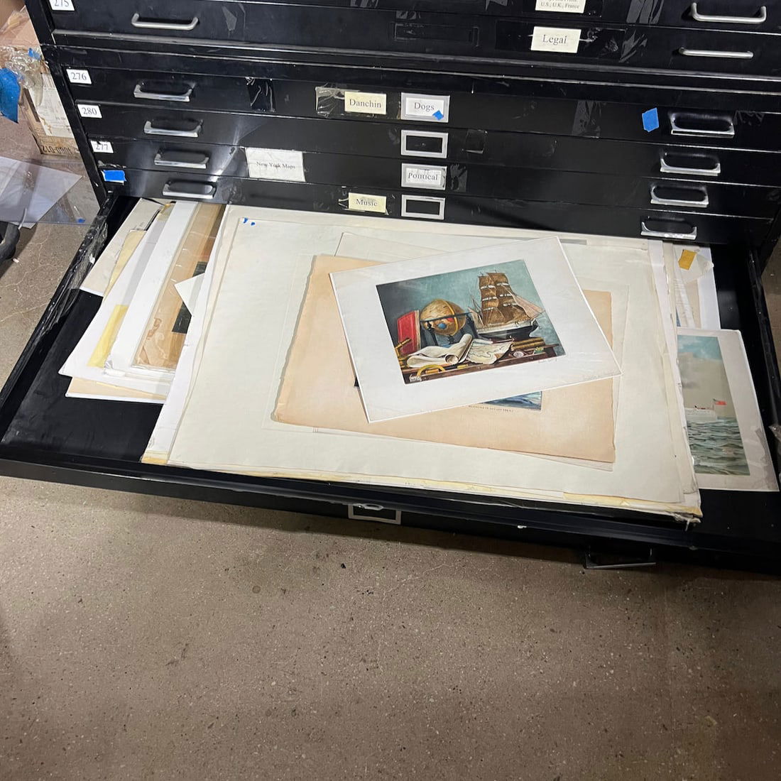 Group of 19th/20th Century Naval Prints (1 of 10)