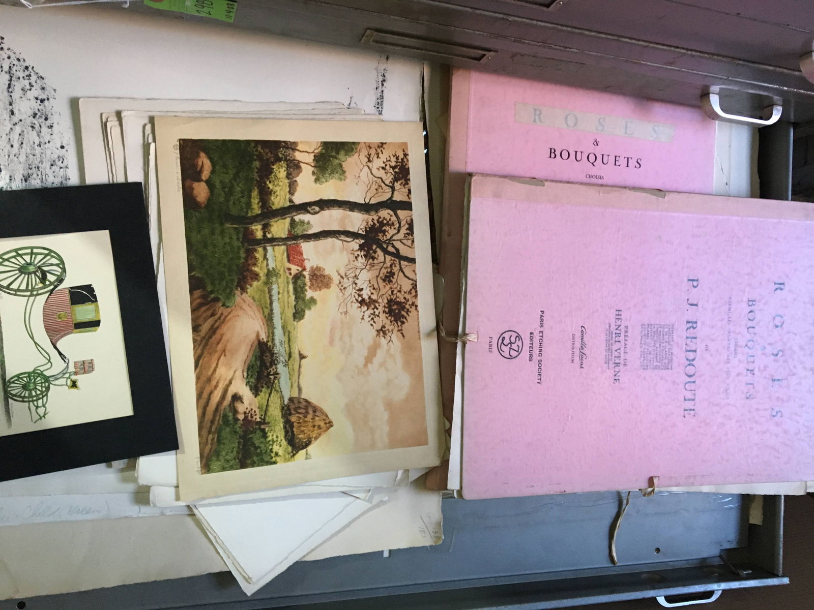 Assorted Color & B&W Prints & Etchings (1 of 8)