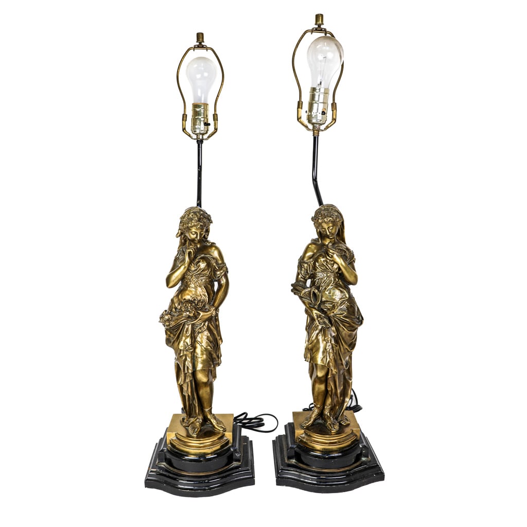 After Jean-Baptiste Germain: Bronze Lamps (1 of 9)