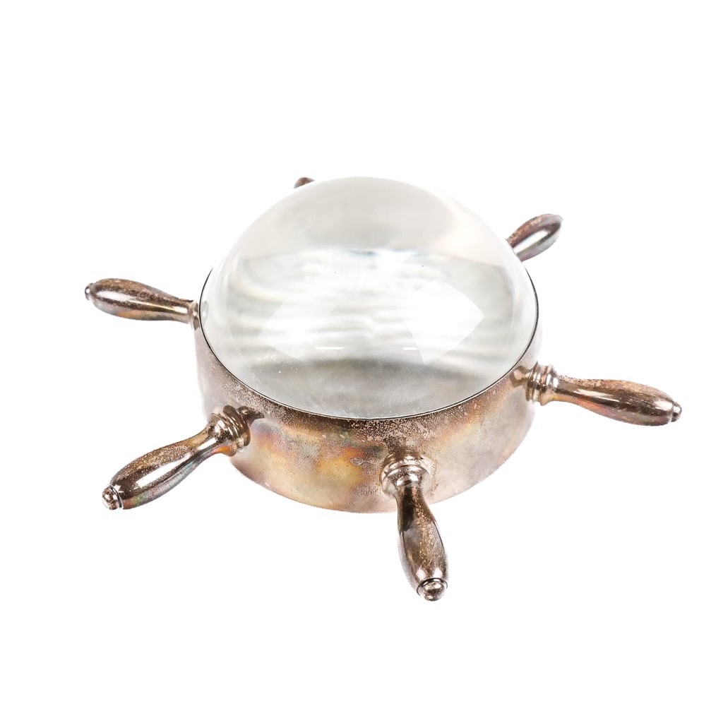 Asprey Silver-Mounted Nautical Paperweight (1 of 8)