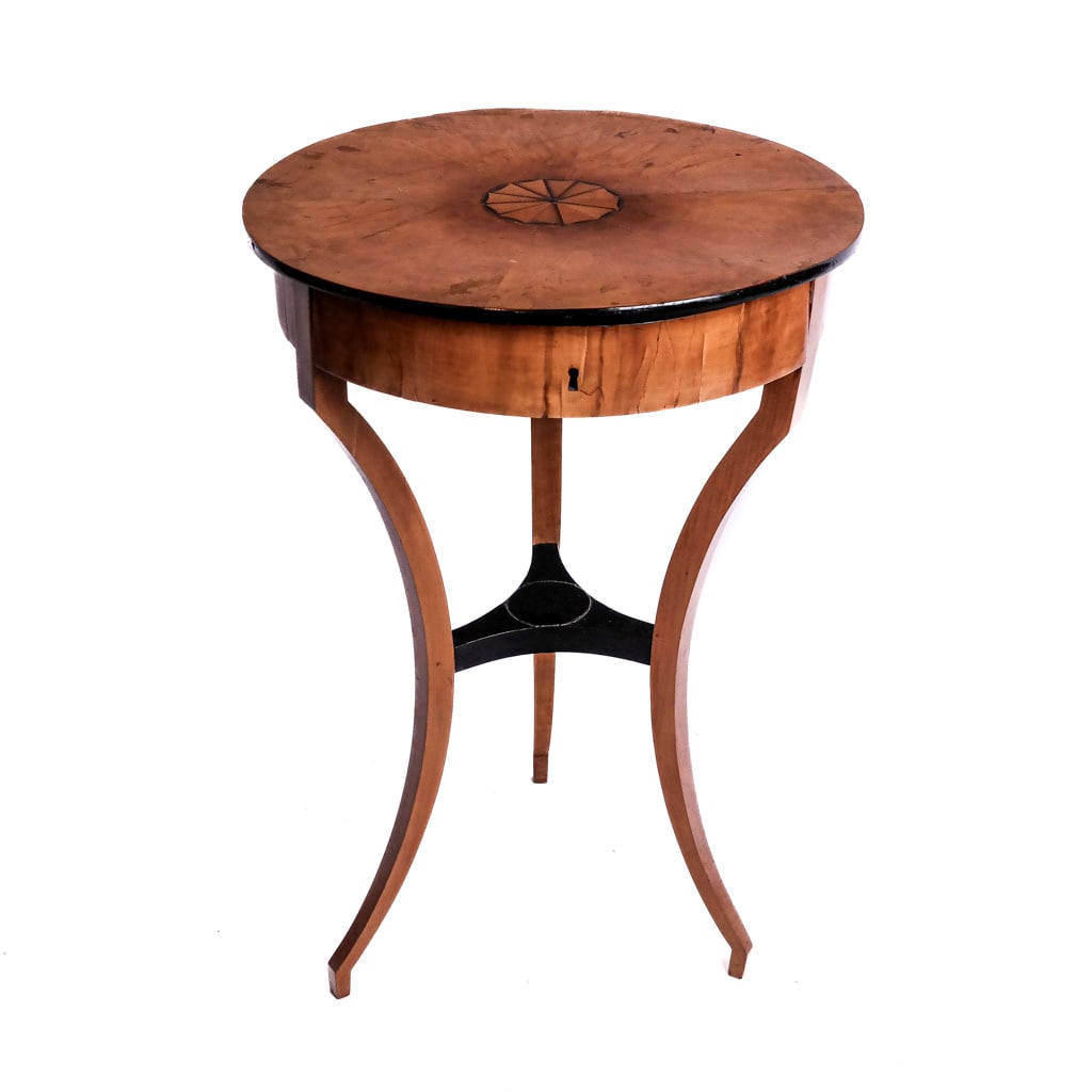 Biedermeier Parcel Ebonized Occasional Table (1 of 9)