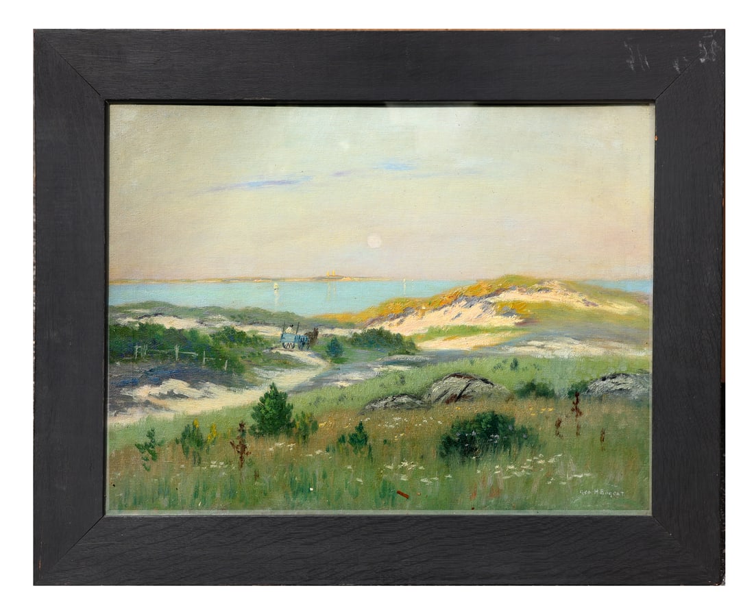 Geo. H. BOGART: Shore Scene - Painting (1 of 4)