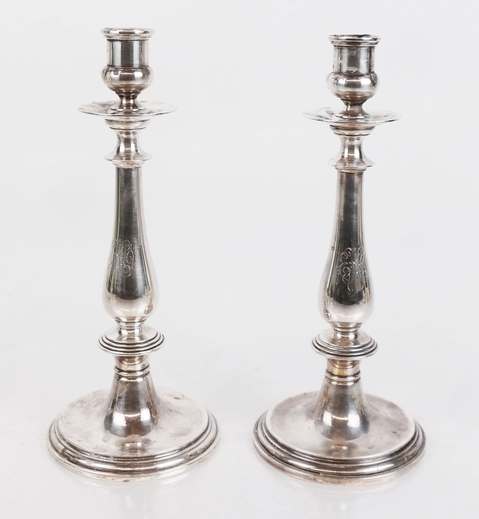 Pair of Gorham Sterling Silver Candlesticks (1 of 8)