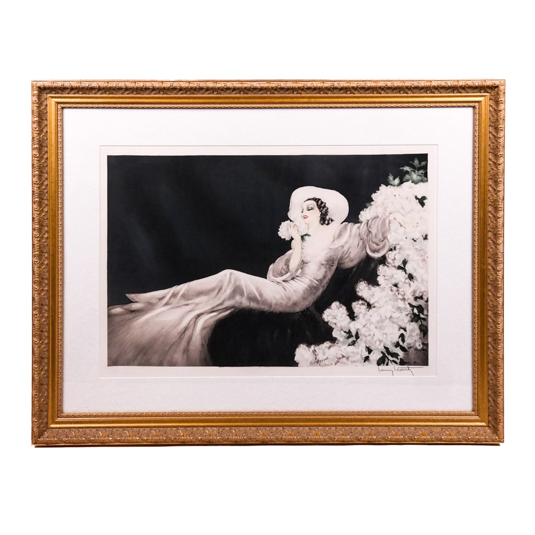 Louis ICART: Colored Drypoint Etching (1 of 10)