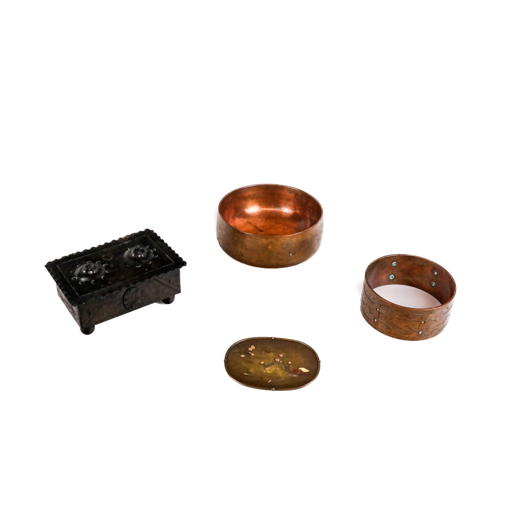 Four Arts & Crafts-Style Metal Articles (1 of 13)