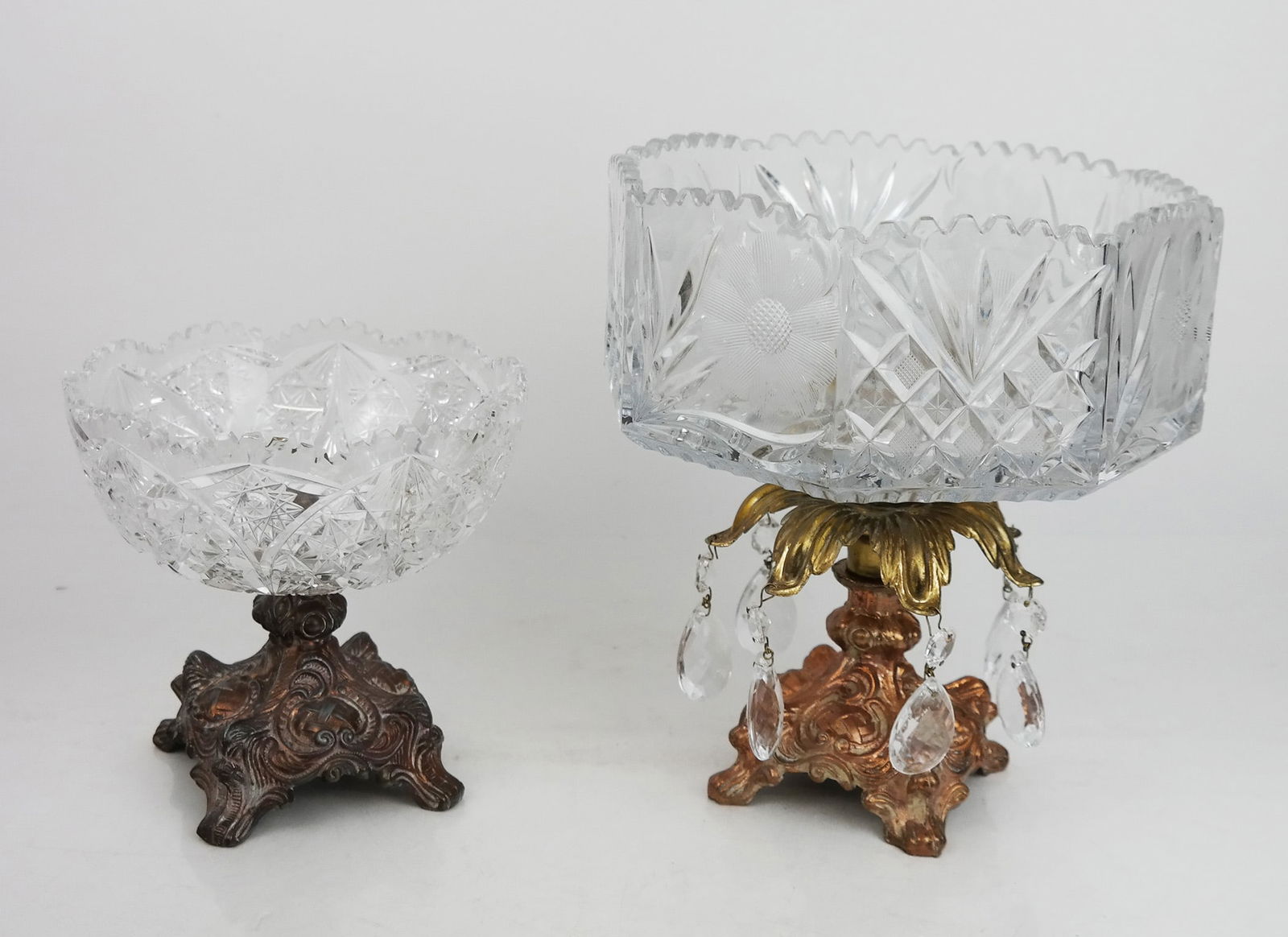 Two Cut Glass Compotes (1 of 8)
