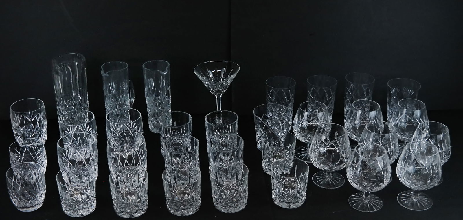 Assembled Group of Waterford Crystal Stemware (36) (1 of 10)
