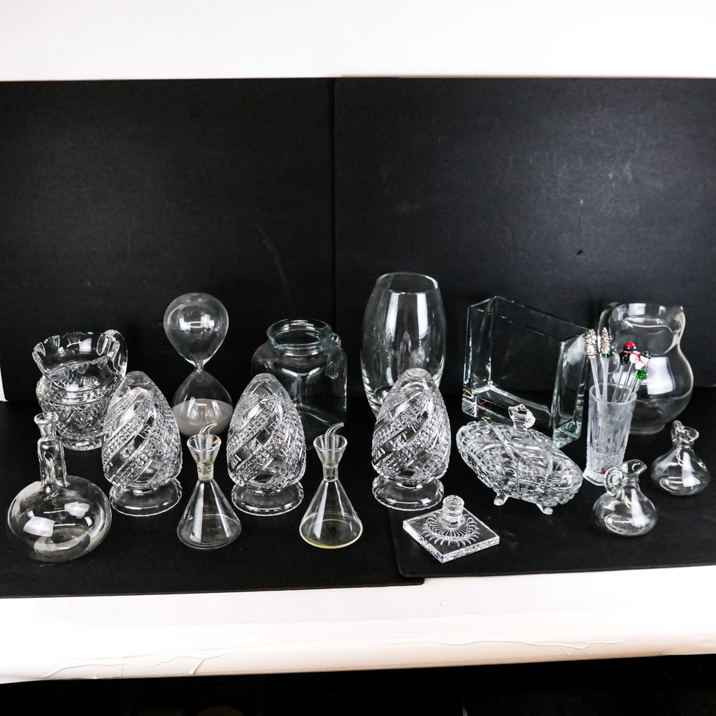 Assembled Group of Glass Tableware (1 of 8)