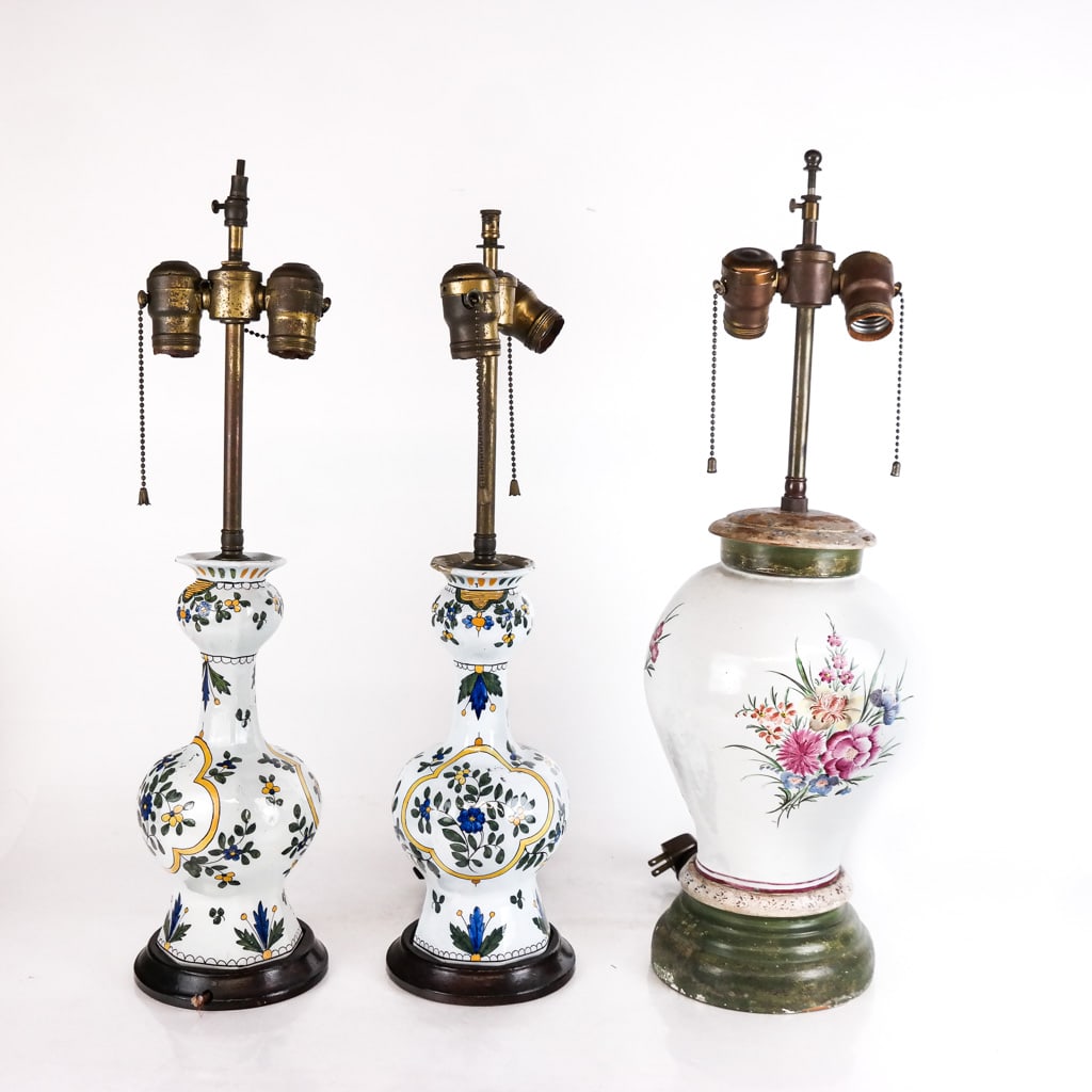 Three Decorated Table Lamps (1 of 9)