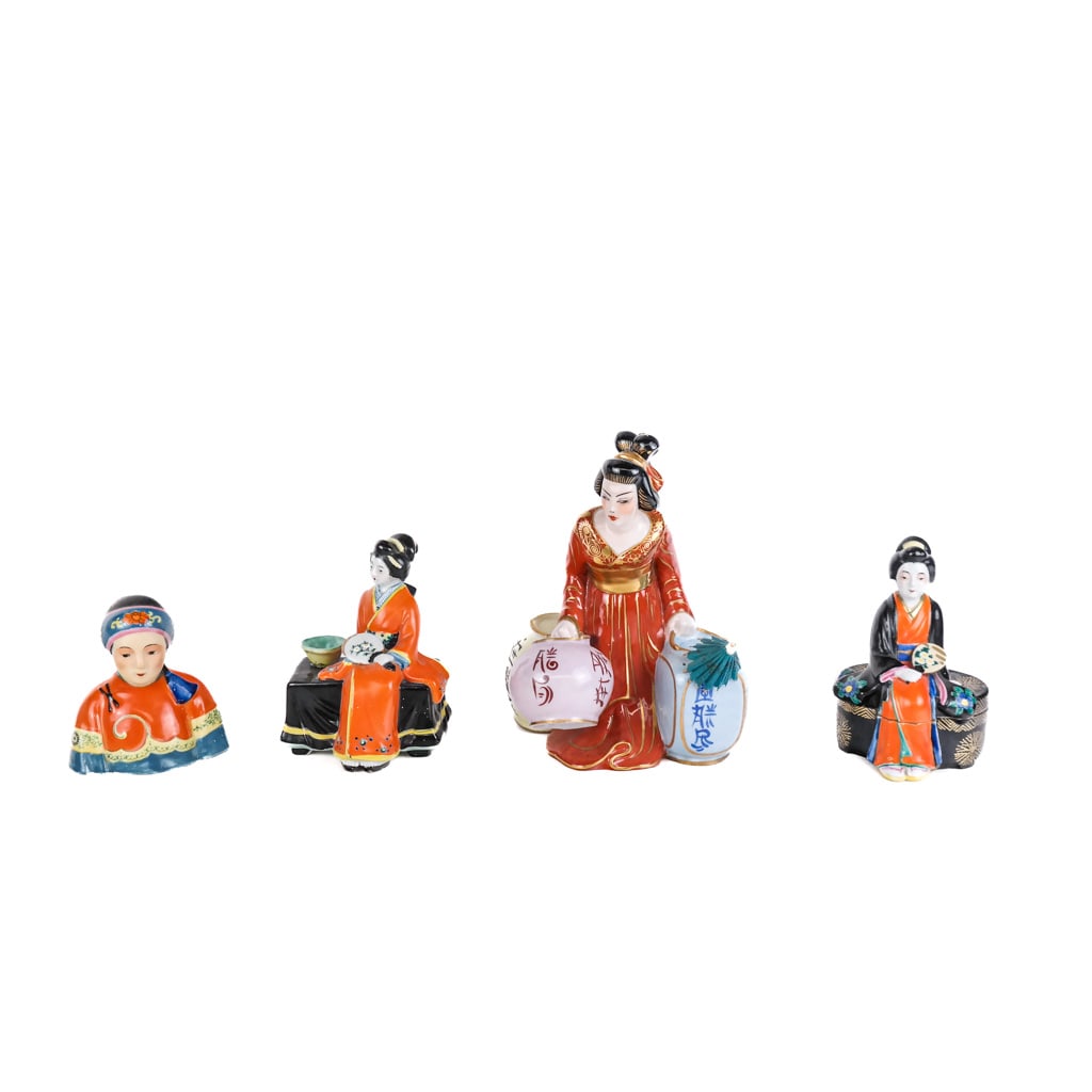 Assembled Group of 4 Decorative Figures (1 of 10)