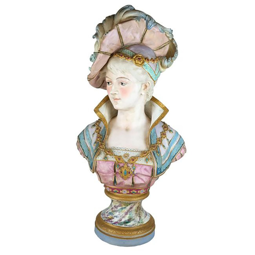 Paul DUBOY: Bisque Bust Sculpture (1 of 9)