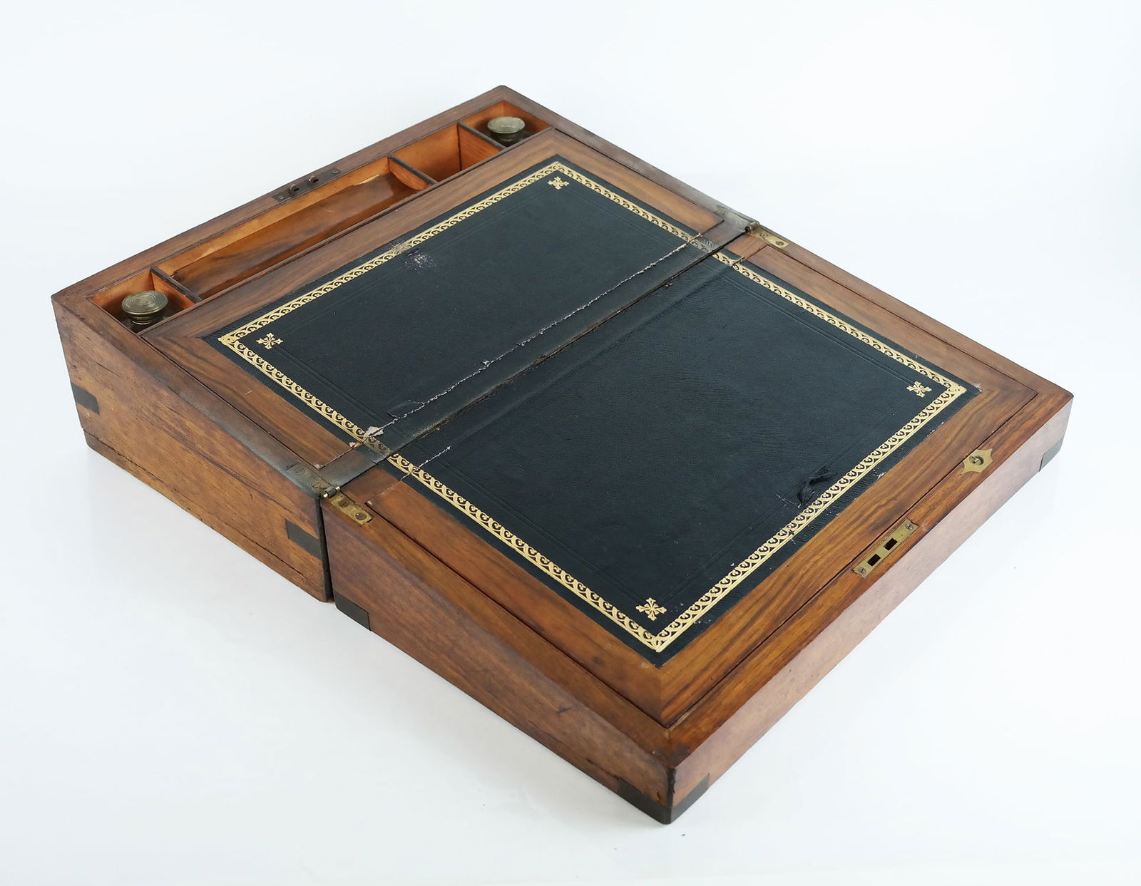 English Victorian Walnut Lap Desk (1 of 7)