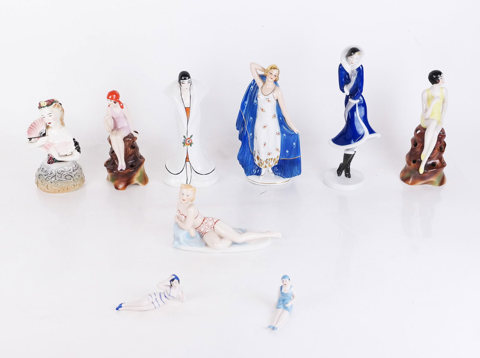 Group of 8 Continental Art Deco Sculptures (1 of 10)