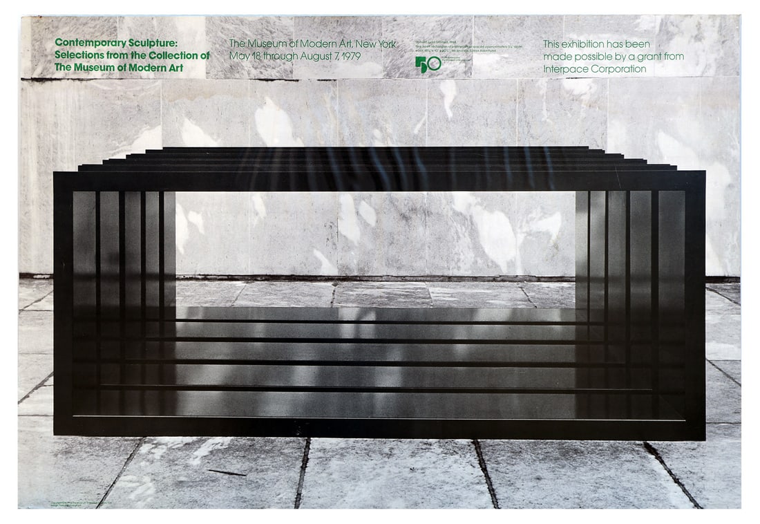 Donald JUDD: 1979 MoMA, Poster (1 of 3)
