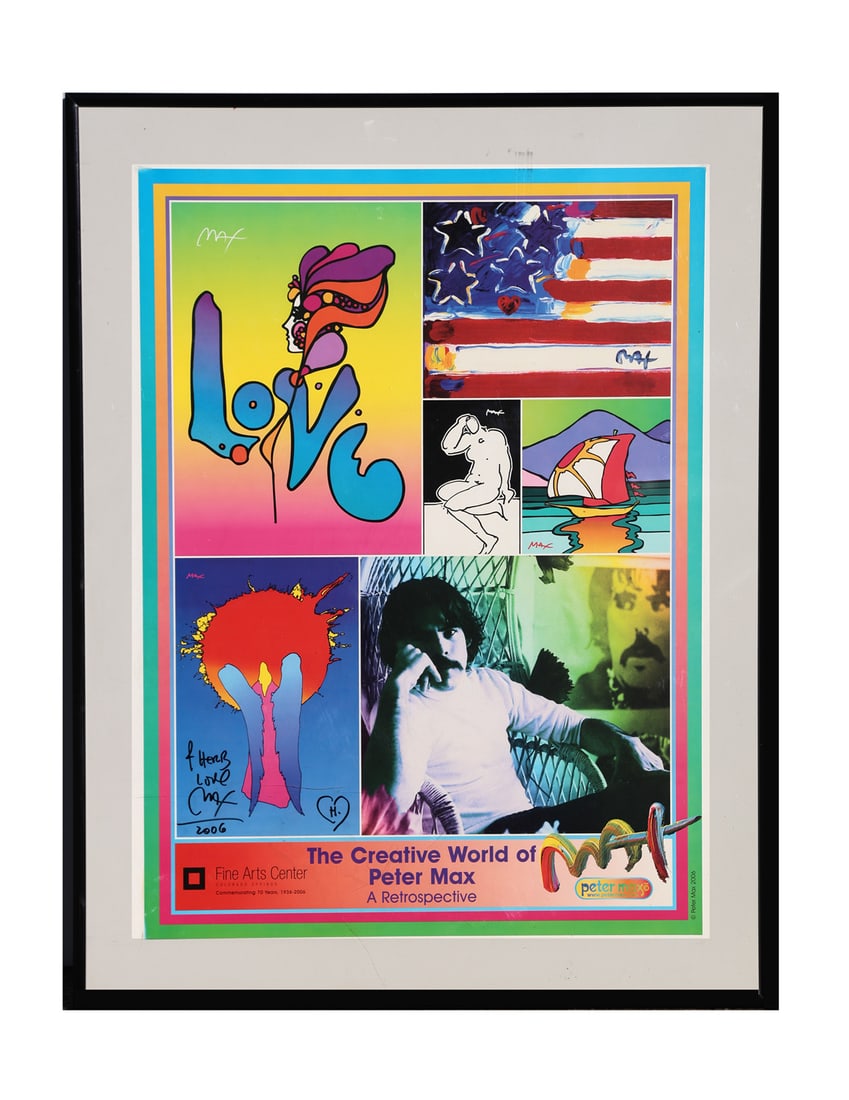 Peter MAX: Fine Arts Center Exhibition Poster (1 of 4)