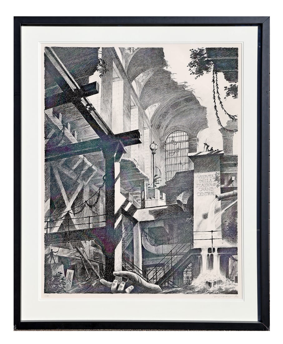 David MACAULAY: Grand Central Station Lithograph (1 of 4)