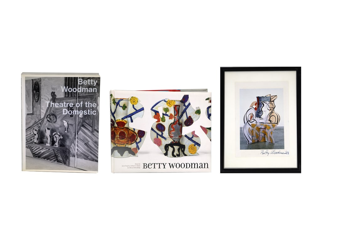 Betty WOODMAN: Framed Postcard, Signed (1 of 5)