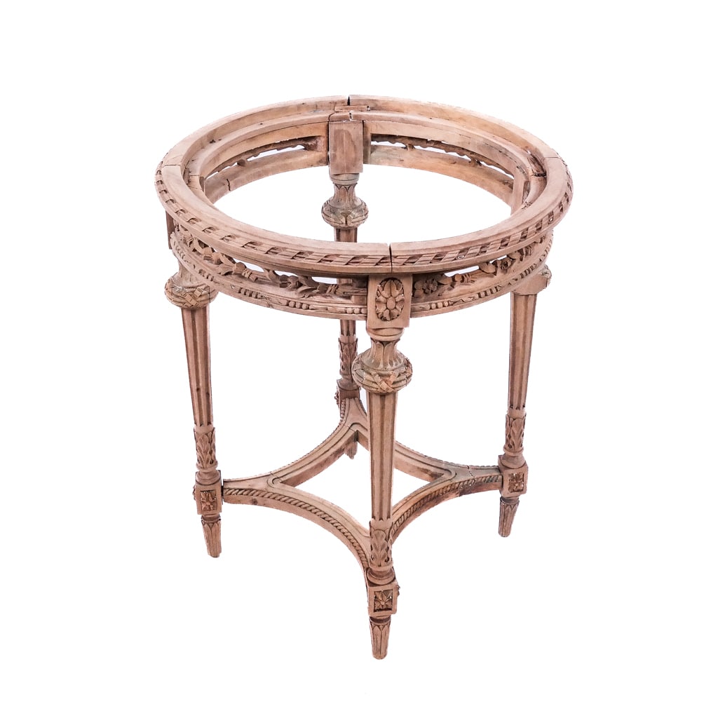 Louis XV-Style Round Small Table Frame (1 of 5)