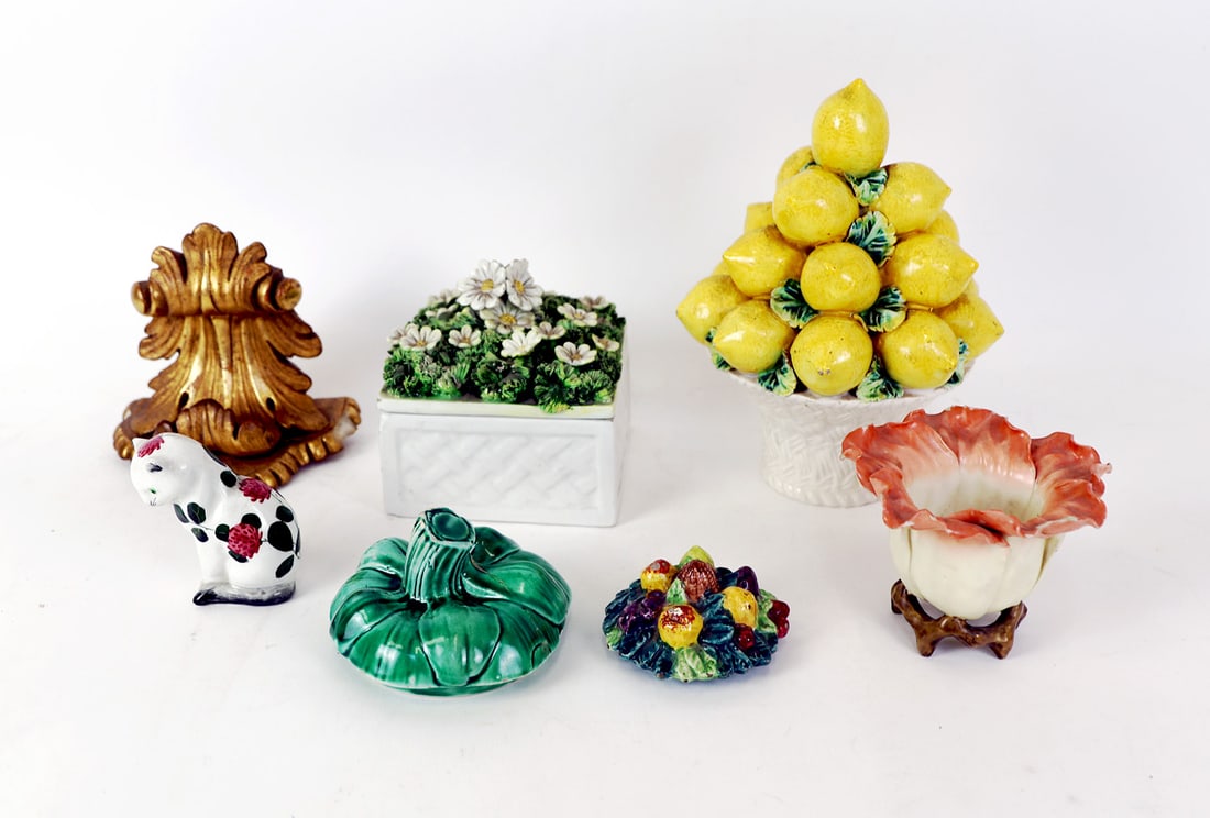 Assembled Group of Glazed Ceramic & Majolica (1 of 8)