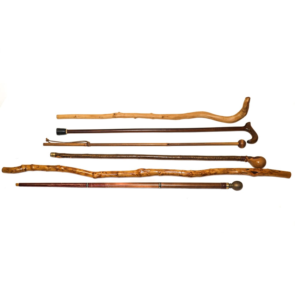 Group of 6 Wood Canes (1 of 5)