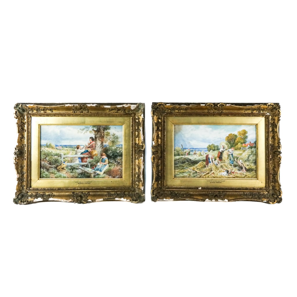 After Myles Birket FOSTER: 2 Watercolor Paintings (1 of 15)