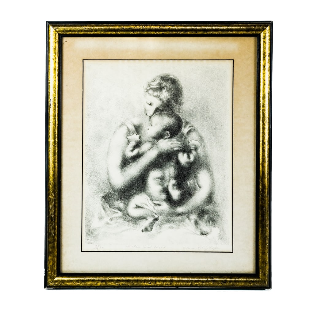 Clara KLINGHOFFER: Mother and Child - Lithograph (1 of 10)