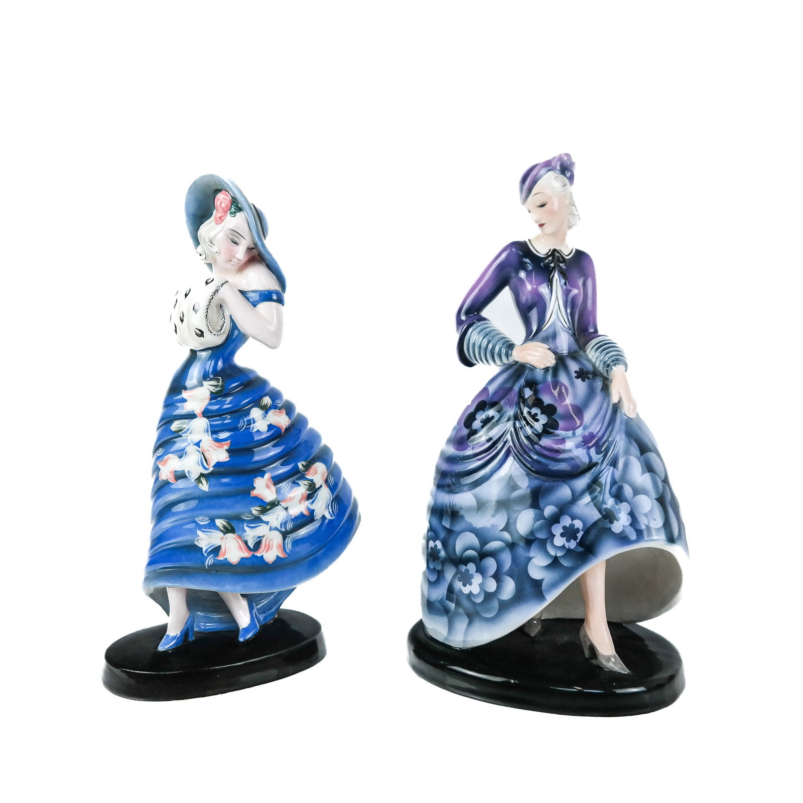 Two Art Deco Porcelain Ladies (1 of 11)