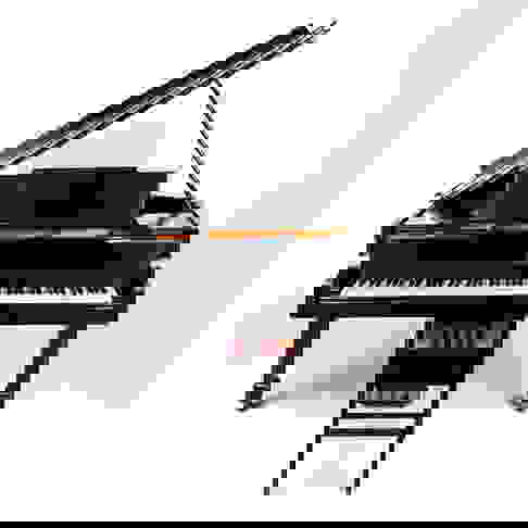 Steinway & Sons Black Piano Model "m" Auction