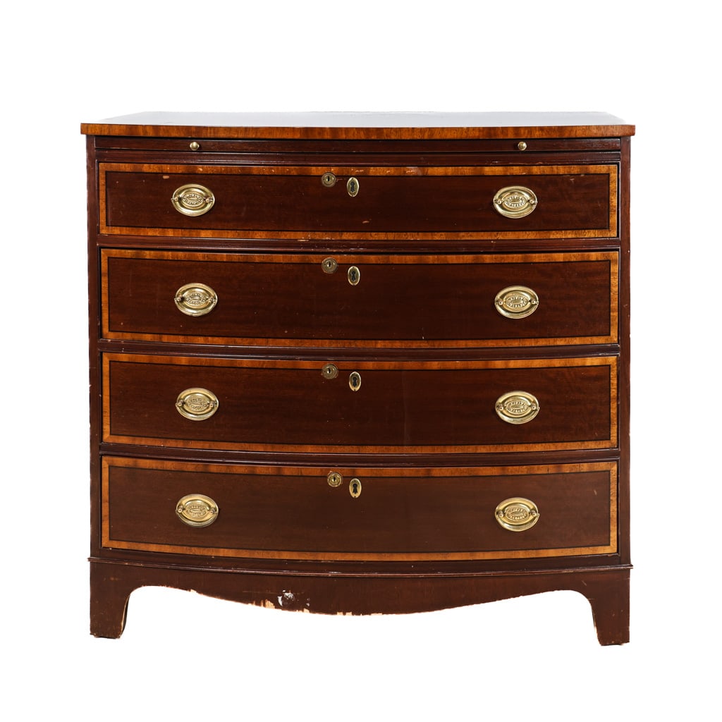 Mahogany Banded Bacherlor's Chest by Baker (1 of 10)