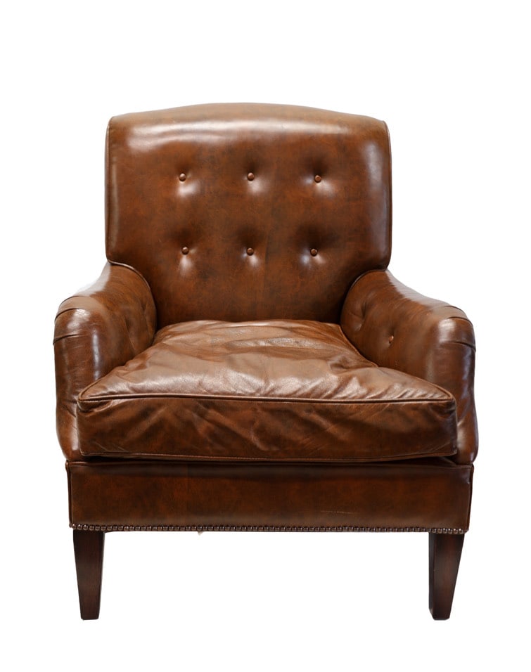 George Smith Brown Tufted Club Chair (1 of 4)