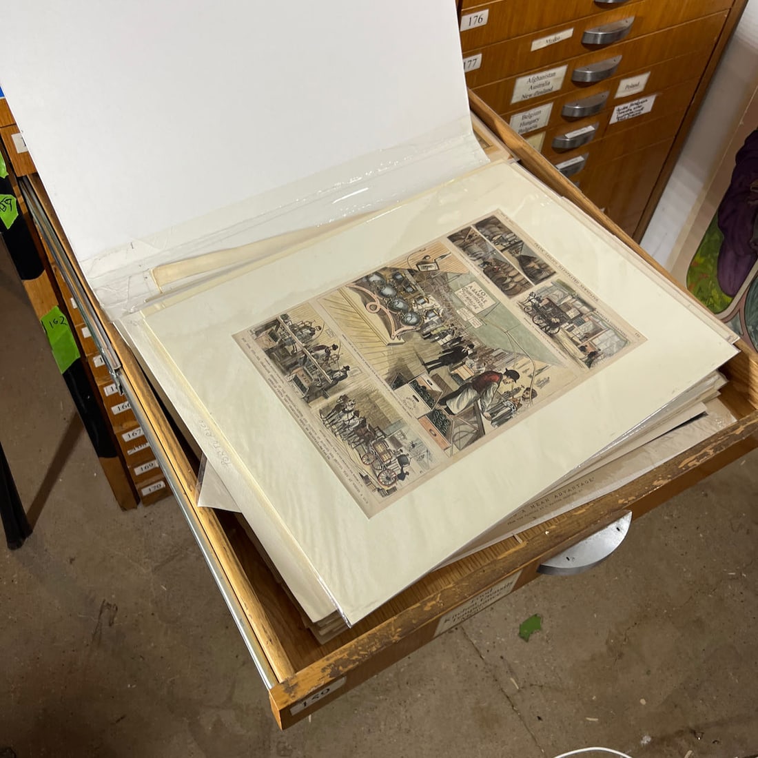 Assorted Color & Colored Prints, Mostly English (1 of 9)