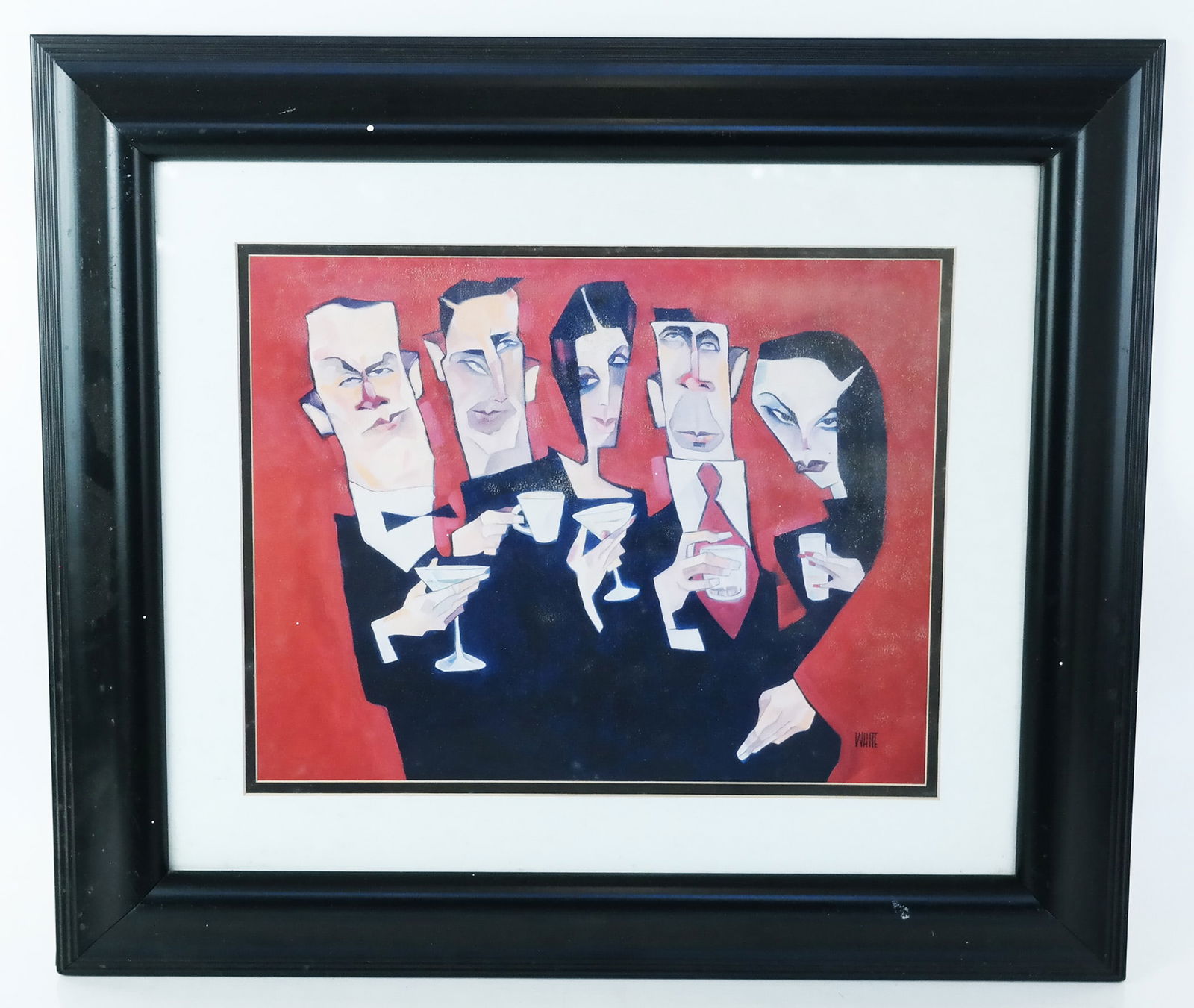 After Todd WHITE: "Night at Nic's" - Print (1 of 6)