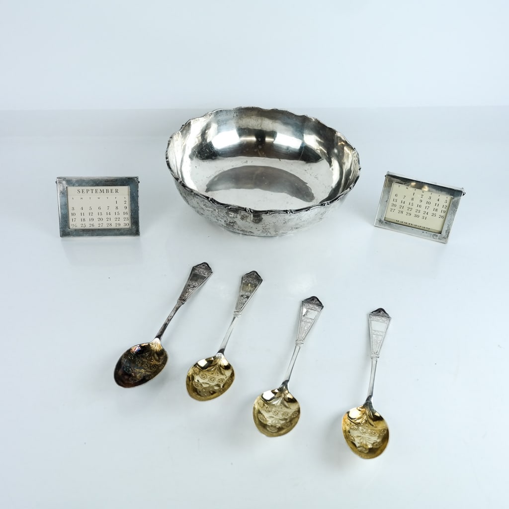 Silver Lot of Seven Items (1 of 10)