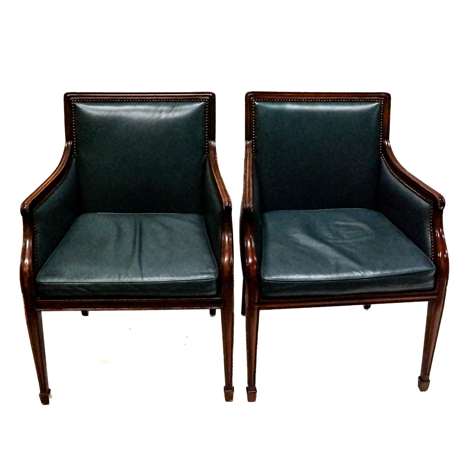 Pair of Smith & Watson Mahogany Armchairs (1 of 11)