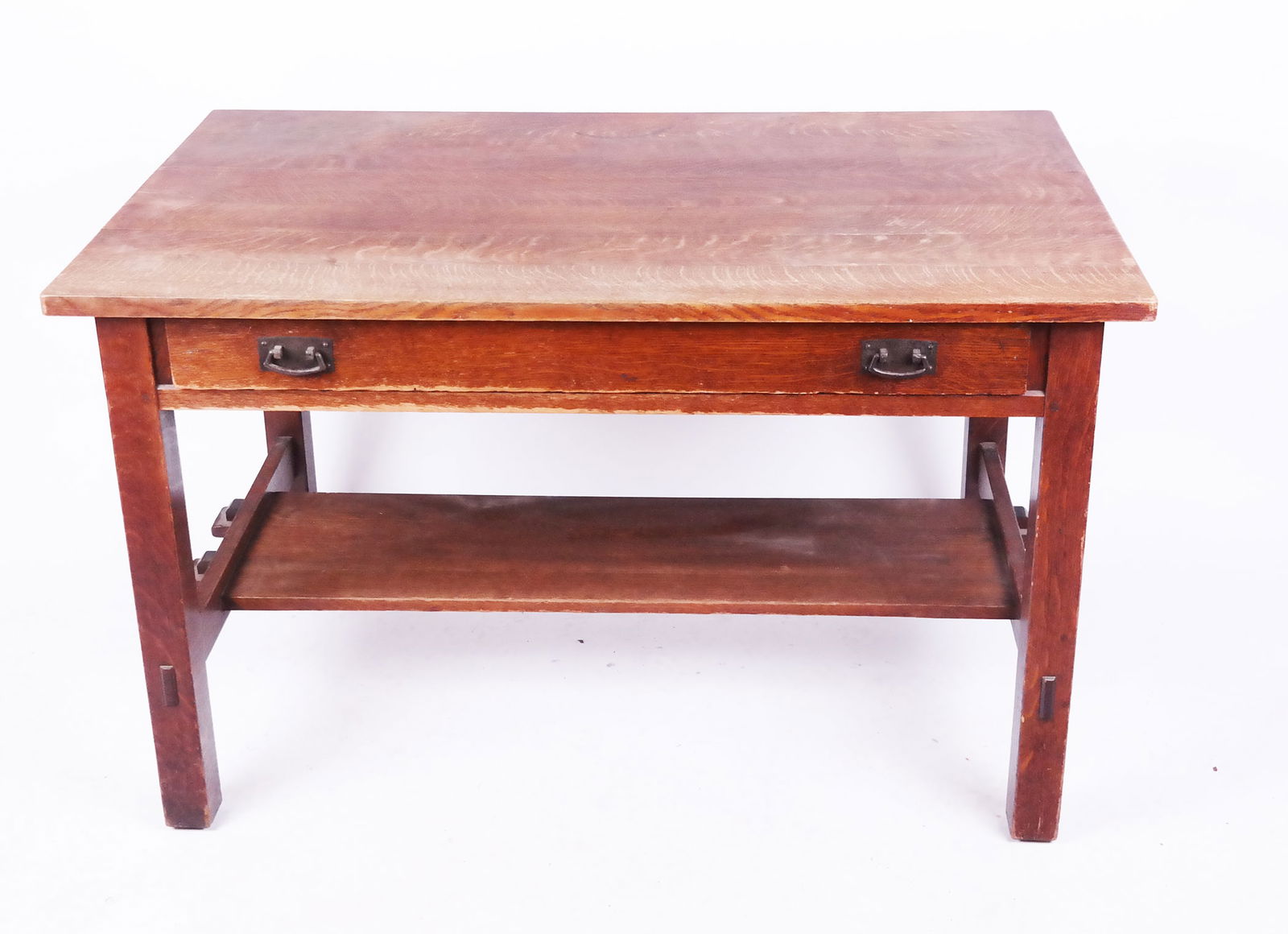 L.G. Stickley Oak Library Table (1 of 12)