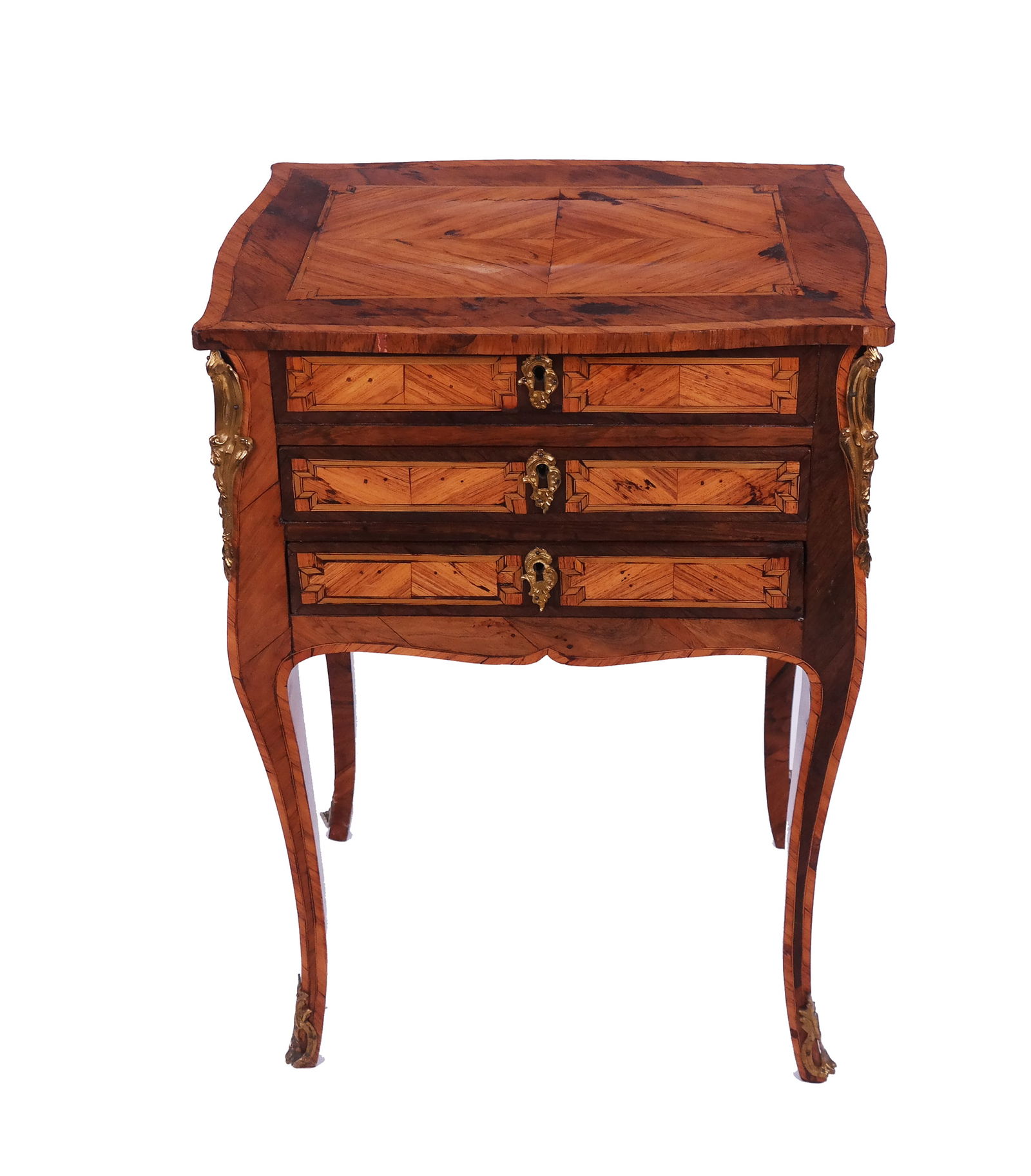 Louis XV Parquetry Inlaid Vanity Table (1 of 7)