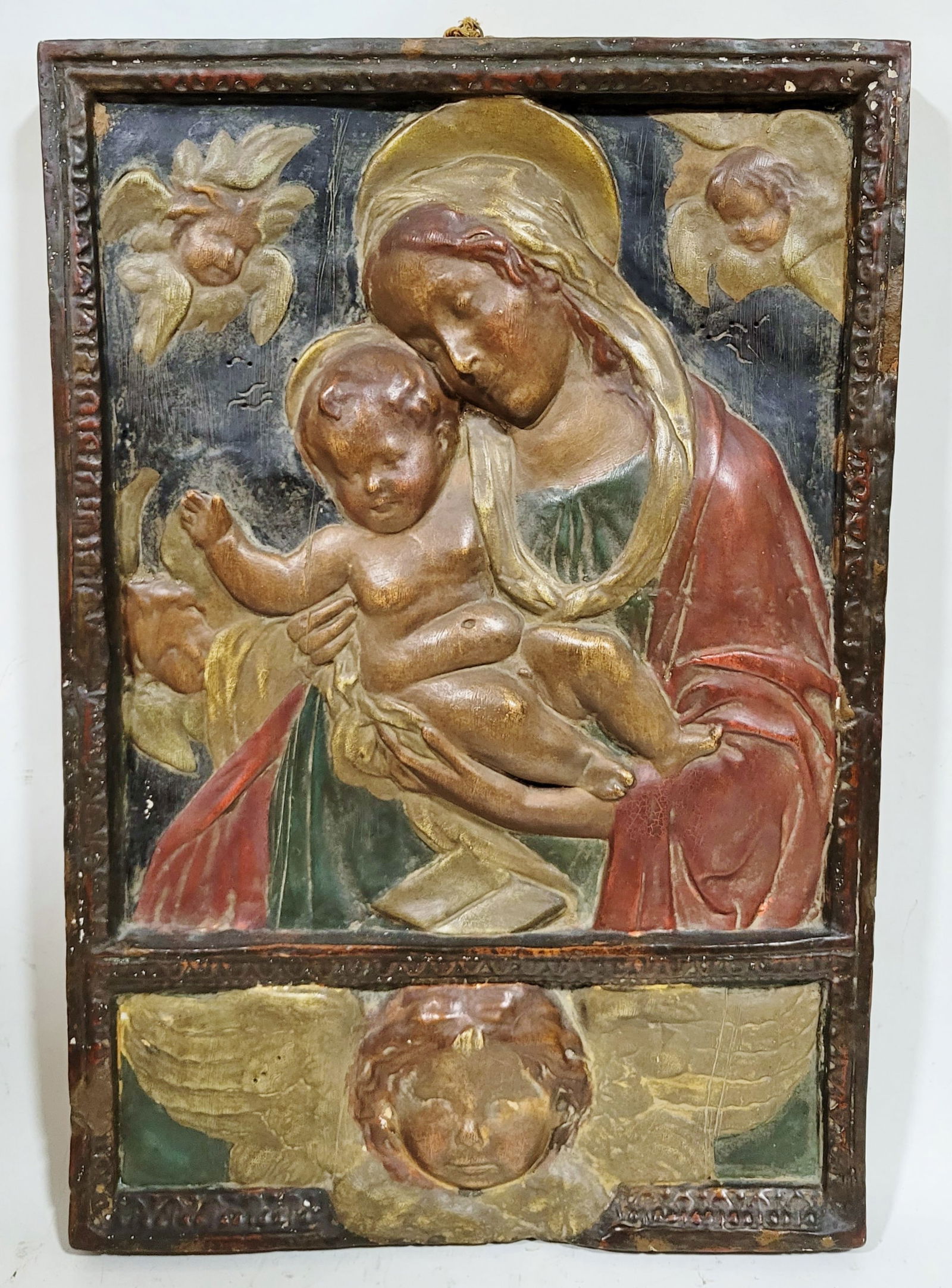 After B. DA MAIANO: 17th -18th C Madonna & Child (1 of 8)