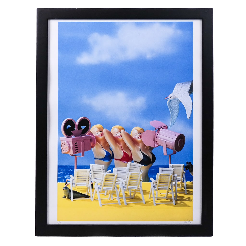 Digital Photo Collage of Toys in Beach Setting (1 of 8)