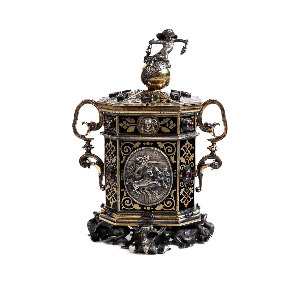 Antique French Silver and Enamel Vesta Box (1 of 13)