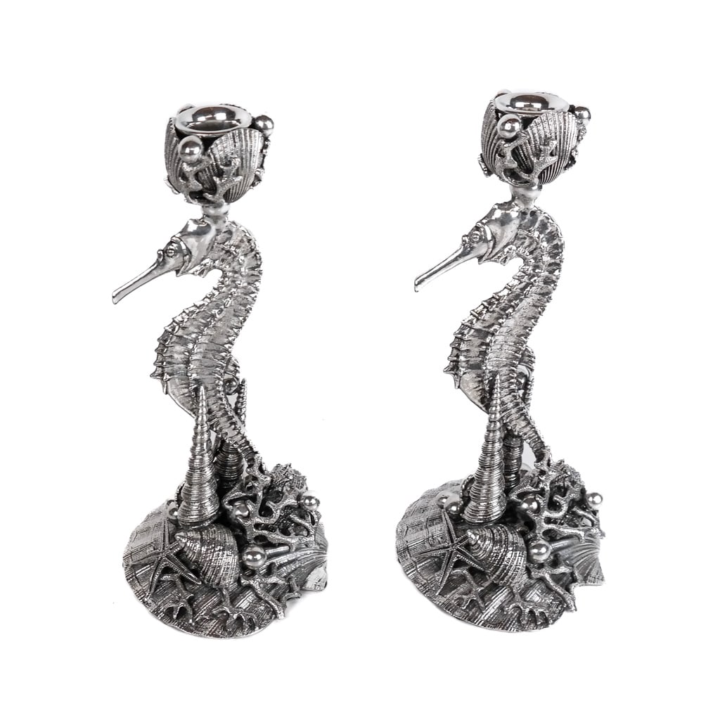 Pair Seahorse-Form Candlesticks by Piero FIGURA (1 of 14)