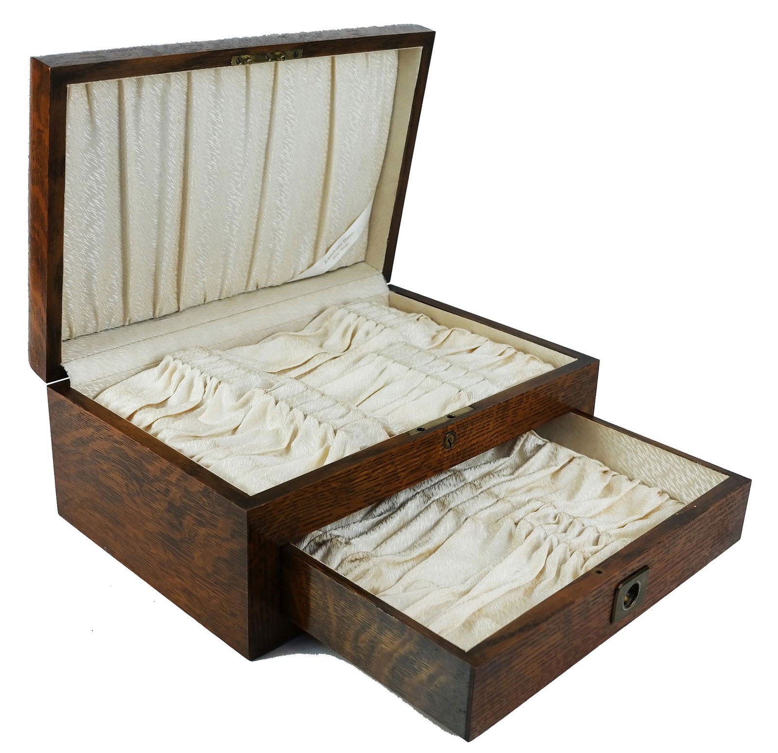 Antique Oak Fitted Box (1 of 8)