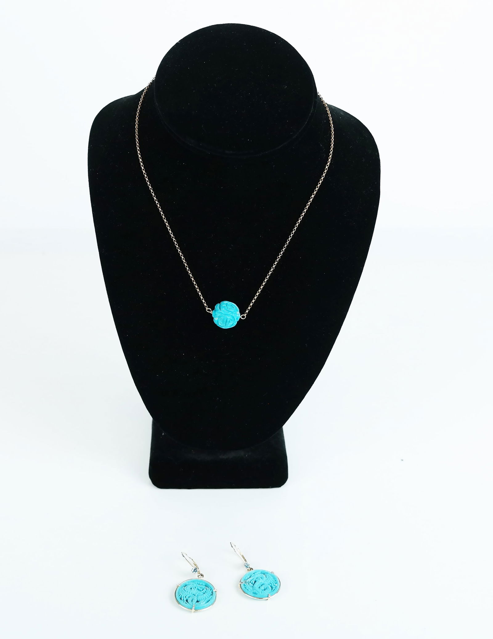 14K Gold Earrings & Gold Filled Chain Set (1 of 10)