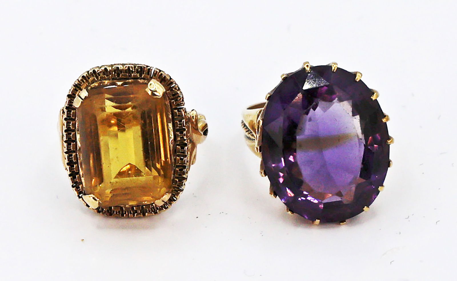 Two 14K Gold Cocktail Rings (1 of 11)