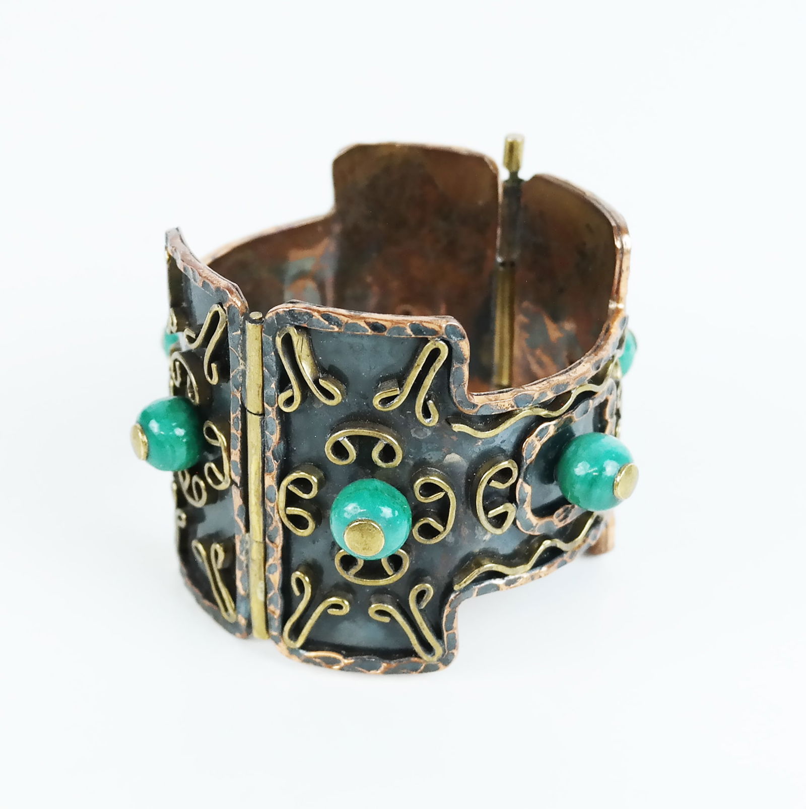 Mexican Mixed Metal Bracelet (1 of 6)