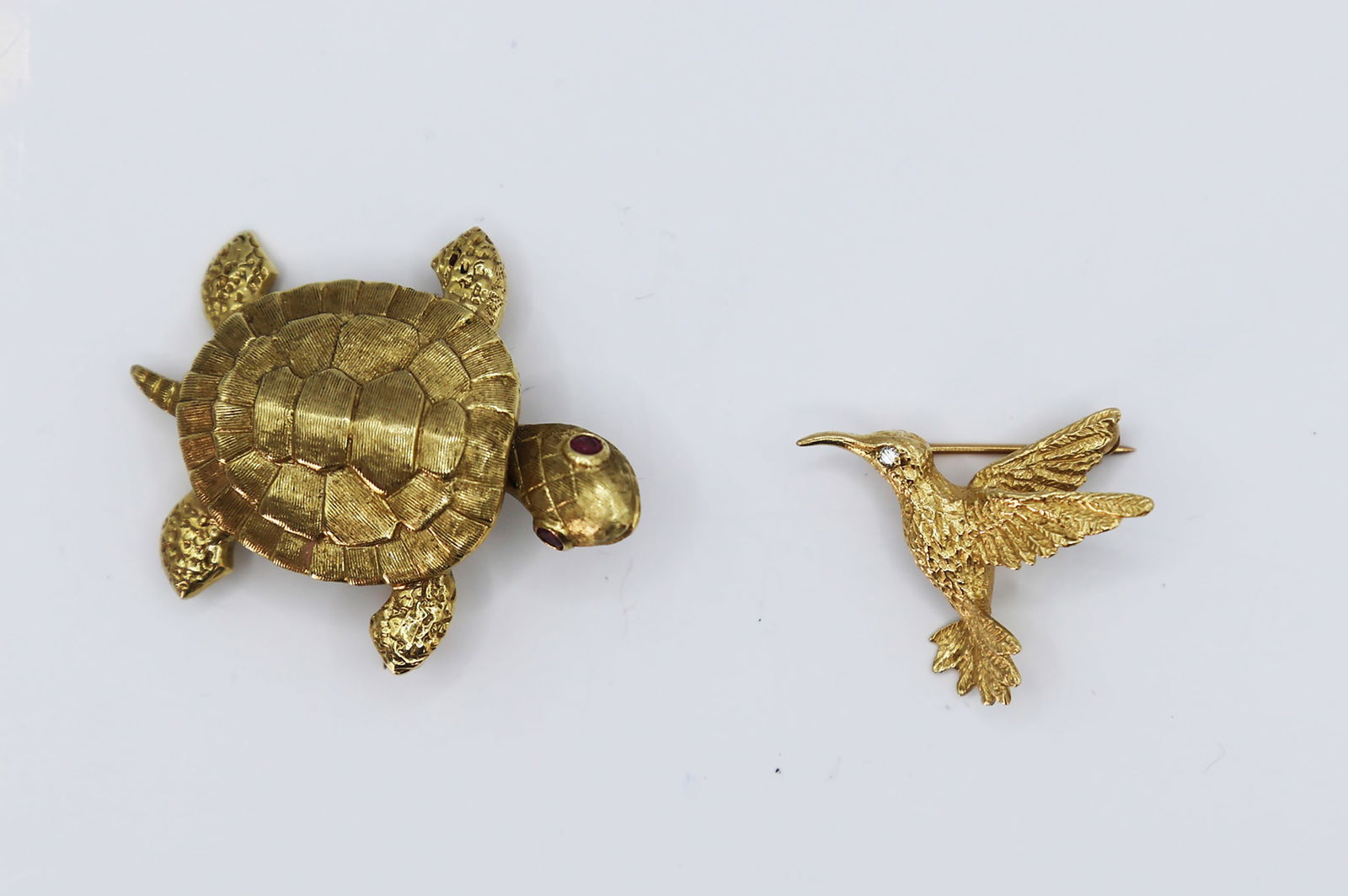 Two 14K Gold Animal Brooches (1 of 11)