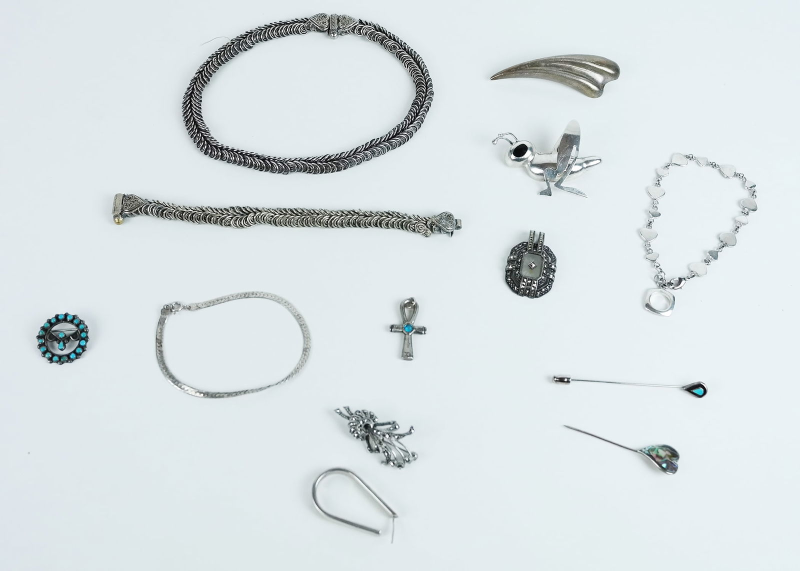 Assorted Sterling Silver & Other Metal Jewelry (1 of 10)